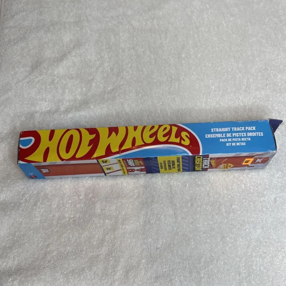 Hot Wheels Track Creator 3’ Straight Track Pack With 2 Adapters NIB NEW SEALED